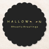 Halloween Cat Eyes Untersetzer (Vorderseite)