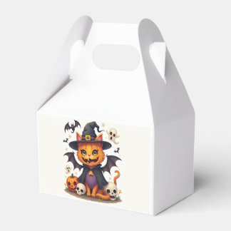 Halloween Cat Favor Box Geschenkschachtel