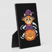 Halloween Cat Fotoplatte (Seite)