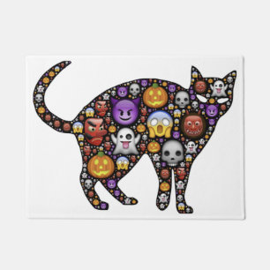 HALLOWEEN CAT FUßMATTE