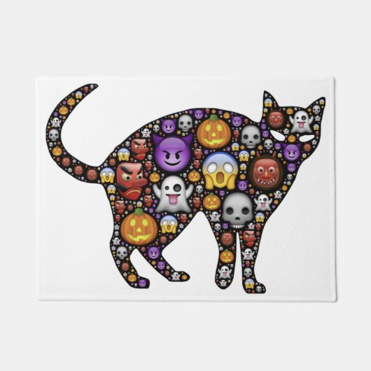 HALLOWEEN CAT FUßMATTE (Vorderseite)