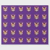 Halloween Cat Geschenkpapier (Flach)