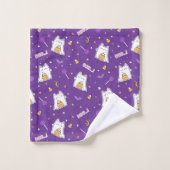 Halloween Cat Ghost Bath Set (Waschlappen)