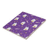 Halloween Cat Ghost Keramik Tile Fliese (Seite)