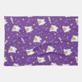 Halloween Cat Ghost Kitchtuch Geschirrtuch (Horizontal)