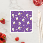 Halloween Cat Ghost Napkins Serviette (Beispiel)