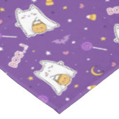 Halloween Cat Ghost Tablecloth Tischdecke (Schrägansicht)