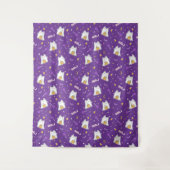 Halloween Cat Ghost Tapestry Wandteppich (Vorderseite)