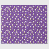 Halloween Cat Ghost - Wrapping Paper Rolle Geschenkpapier (Flach)