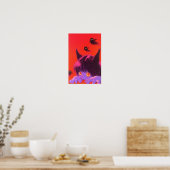 Halloween Cat Girl Poster (Küche)