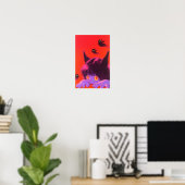 Halloween Cat Girl Poster (Heimbüro)