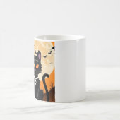 Halloween Cat (glückliches Halloween, Geschenk für Kaffeetasse (Mittel)