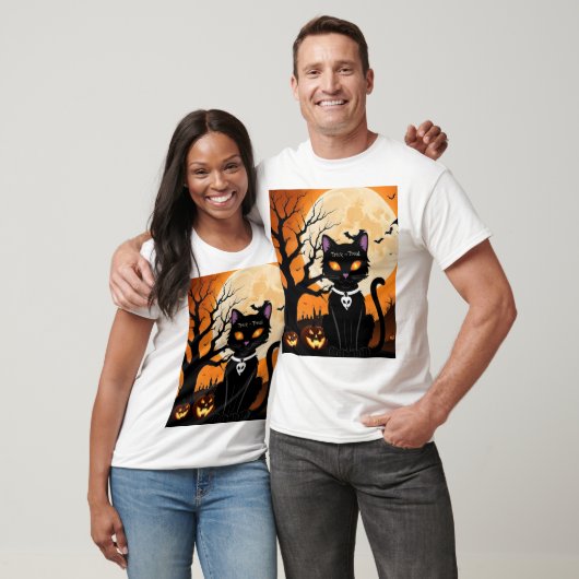 Halloween Cat (glückliches Halloween, Geschenk für T-Shirt (Unisex)
