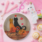 Halloween Cat Gruß Pappteller (Party)