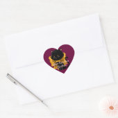 Halloween Cat Heart Stickers (Umschlag)