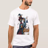 halloween cat horror graffiti T-Shirt (Vorderseite)