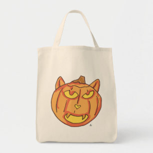 Halloween Cat Jack-o-Lantern Art Pumpkin Time Tragetasche