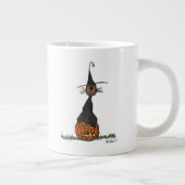 Halloween Cat Jumbo-Tasse (Rechts)