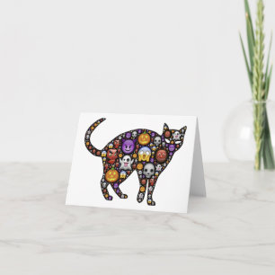 HALLOWEEN CAT KARTE