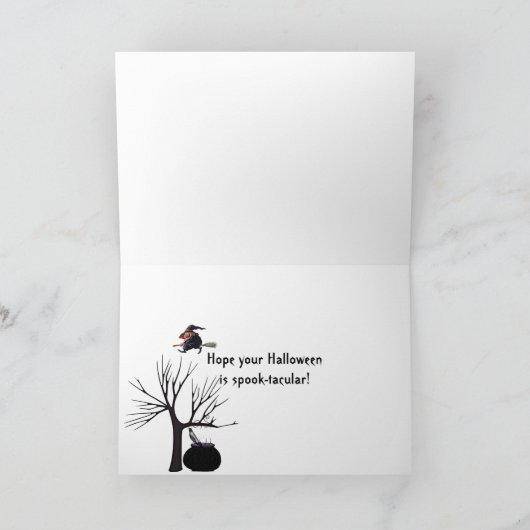 Halloween Cat Karte (Innenseite)