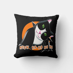 Halloween Cat Kissen