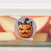 Halloween Cat-Kürbis Etiketten (Befestigt)