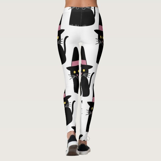 Halloween Cat Leggings (Rückseite)
