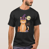 Halloween Cat Lover T-Shirt (Vorderseite)