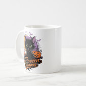 Halloween Cat Lovers Kaffeetasse (Vorderseite Links)