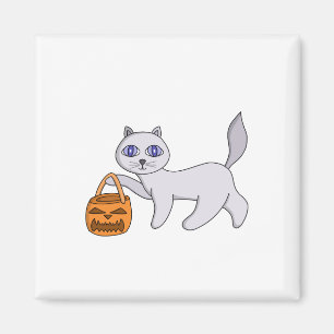 Halloween Cat Magnet