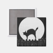 HALLOWEEN CAT MAGNET (Vorderseite/Rückseite)