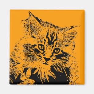 Halloween-Cat-Magnet Magnet