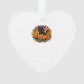 Halloween Cat Meowgical Pumpkins Embroidery Design Ornament (Vorderseite)