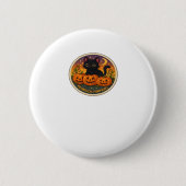 Halloween Cat Meowgical Pumpkins Stickerei Design Button (Vorderseite)
