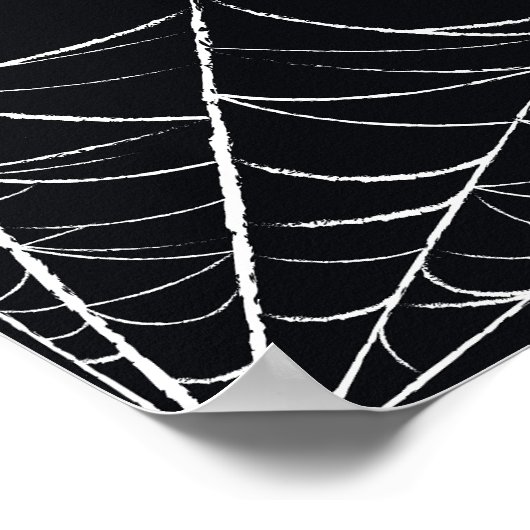 Halloween Cat Modern Poster (Ecke)