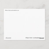 Halloween Cat Mouse Ghosts postcard Postkarte (Rückseite)