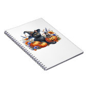 Halloween Cat Mouse Pumpkins T - Shirt Essential T Notizblock (Rechte Seite)