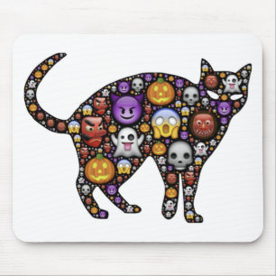HALLOWEEN CAT MOUSEPAD