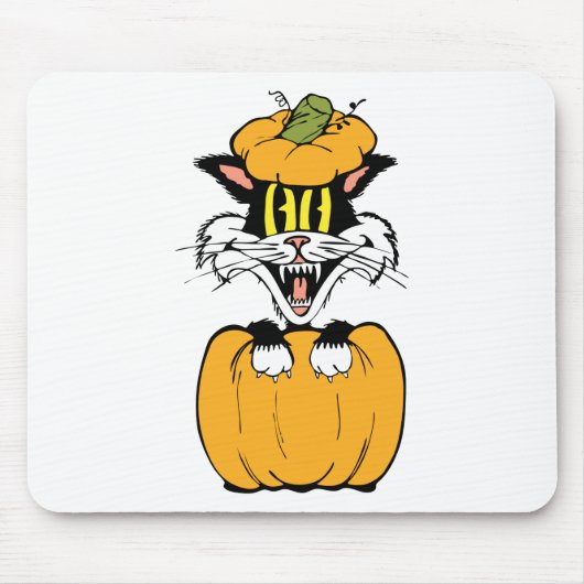 Halloween Cat Mousepad (Vorne)