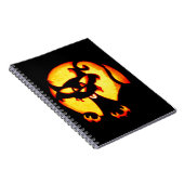 Halloween Cat Notizblock (Rechte Seite)
