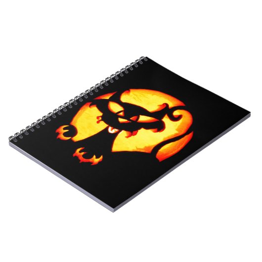 Halloween Cat Notizblock (Linke Seite)