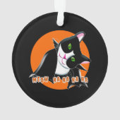Halloween Cat Ornament (Rückseite)