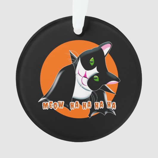 Halloween Cat Ornament (Vorderseite)