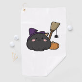 Halloween Cat Oversifizierter T - Shirt Golfhandtuch (Insitu)