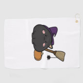 Halloween Cat Oversifizierter T - Shirt Golfhandtuch (Horizontal)