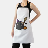 Halloween Cat Oversifizierter T - Shirt Schürze (InSitu)