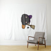 Halloween Cat Oversifizierter T - Shirt Wandteppich (Beispiel (Horizontal))