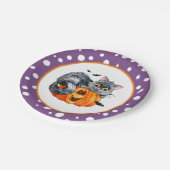 Halloween Cat Paper Teller (Schrägansicht)