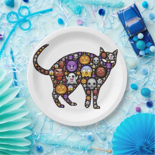 HALLOWEEN CAT PAPPTELLER (Party)