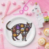 HALLOWEEN CAT PAPPTELLER (Party)